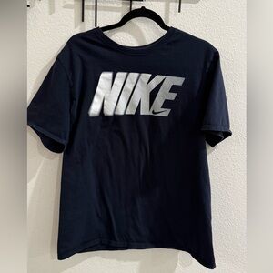 Nike Men’s Black Logo T-Shirt Size XL | Athletic Cut Short Sleeve Tee